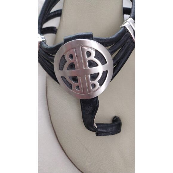 Cloudwalkers by Avenue Sandals Womens Size 10.5W Black Toe Loop Slip On Comfort - Picture 2 of 4